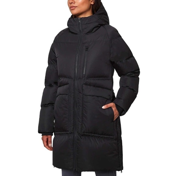 Mondetta Jackets & Blazers - Mondetta Outdoor Project Black Womens Mid-Length Puffer Jacket